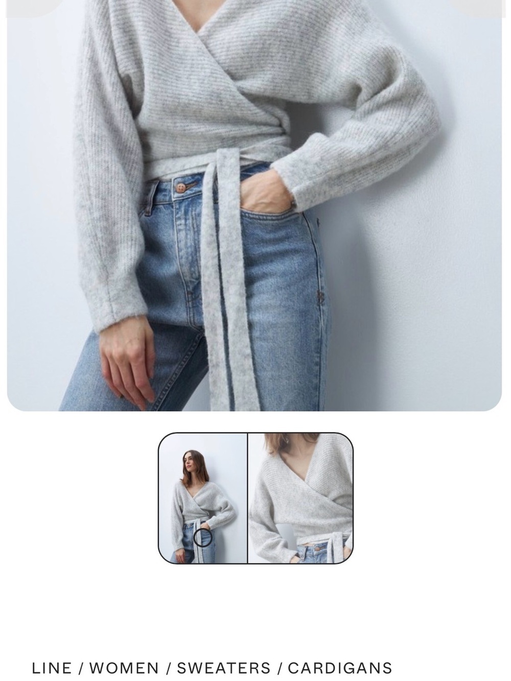 LINE Lolita Wrap Sweater